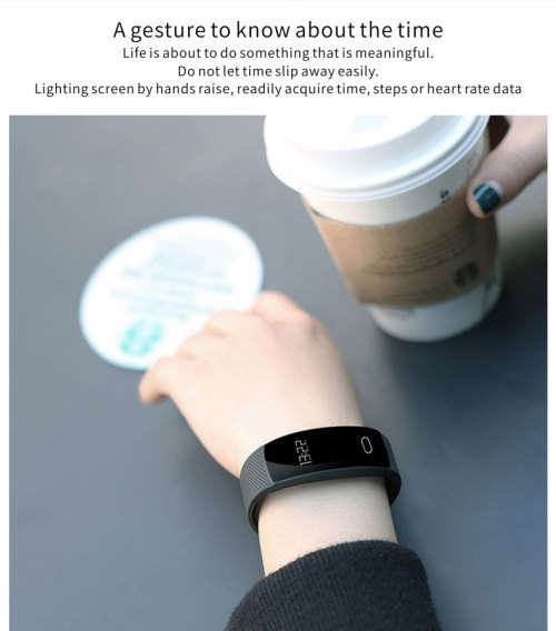 smart watches BOAMIGO brand bracelet wristband bluetooth heart rate message reminder Sleep Monitorin