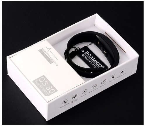 smart watches BOAMIGO brand bracelet wristband bluetooth heart rate message reminder Sleep Monitorin