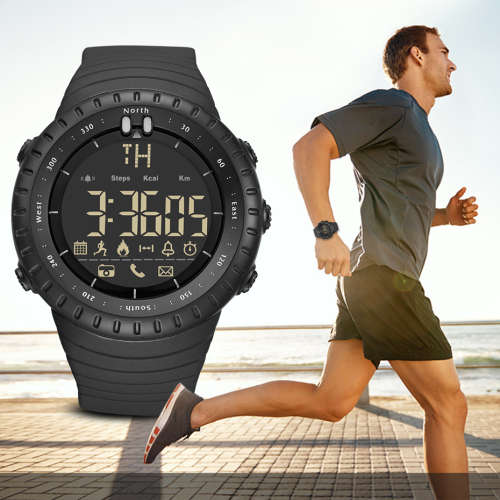 GIMTO Smart Watch Men LED Eletronicos Digital Outdoor Sport Watch With Pedometer Stopwatch Alarm Clo