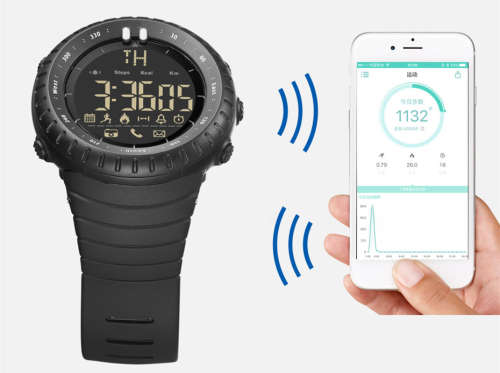 GIMTO Smart Watch Men LED Eletronicos Digital Outdoor Sport Watch With Pedometer Stopwatch Alarm Clo