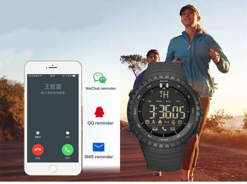 GIMTO Smart Watch Men LED Eletronicos Digital Outdoor Sport Watch With Pedometer Stopwatch Alarm Clo