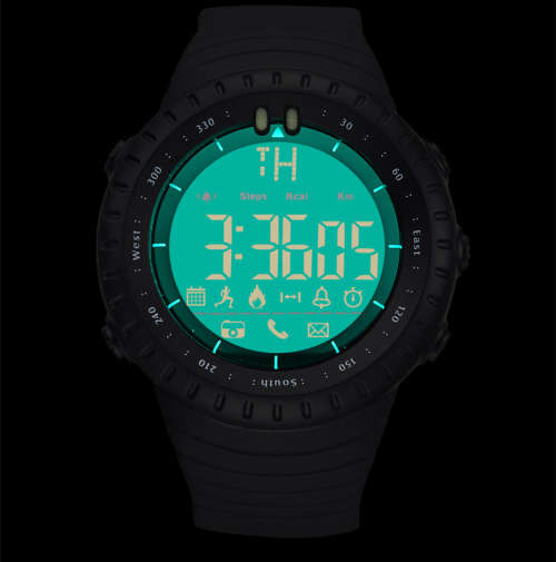 GIMTO Smart Watch Men LED Eletronicos Digital Outdoor Sport Watch With Pedometer Stopwatch Alarm Clo