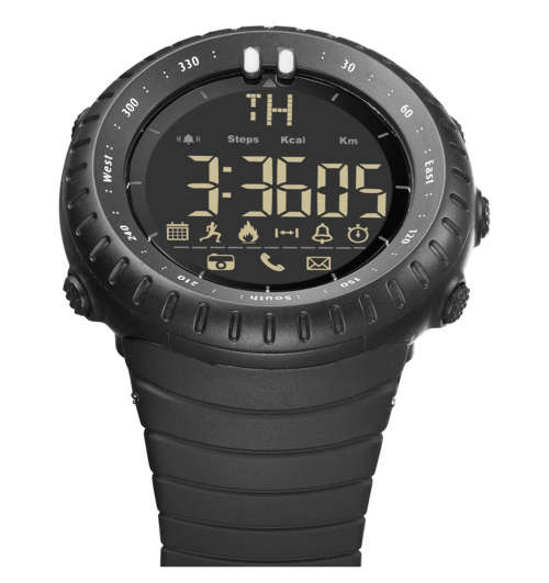 GIMTO Smart Watch Men LED Eletronicos Digital Outdoor Sport Watch With Pedometer Stopwatch Alarm Clo