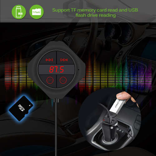 Onever 6-in-1 Hands Free Wireless Bluetooth FM Transmitter Modulator Car MP3 Player TFSD Memory Card