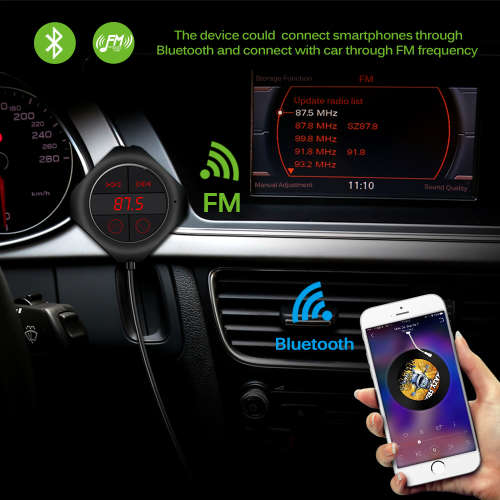 Onever 6-in-1 Hands Free Wireless Bluetooth FM Transmitter Modulator Car MP3 Player TFSD Memory Card