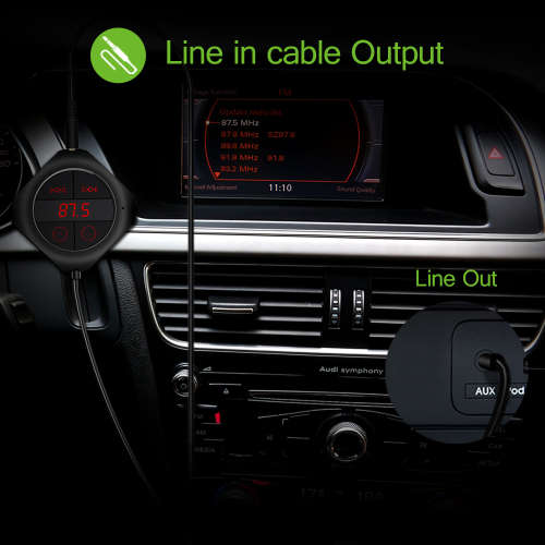 Onever 6-in-1 Hands Free Wireless Bluetooth FM Transmitter Modulator Car MP3 Player TFSD Memory Card