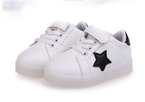 Children Shoes With Light Baby Boys Girls LED Light Up Shoes Kids Luminous Sport Shoes Glowing Sneak