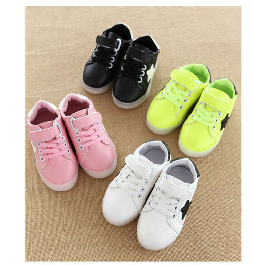 Children Shoes With Light Baby Boys Girls LED Light Up Shoes Kids Luminous Sport Shoes Glowing Sneak