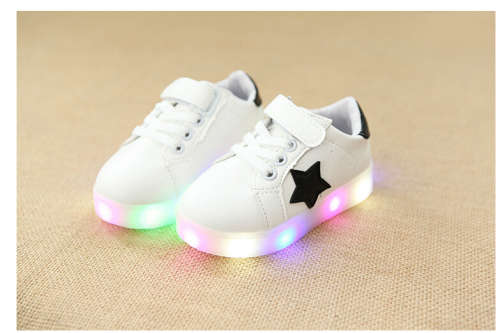 Children Shoes With Light Baby Boys Girls LED Light Up Shoes Kids Luminous Sport Shoes Glowing Sneak