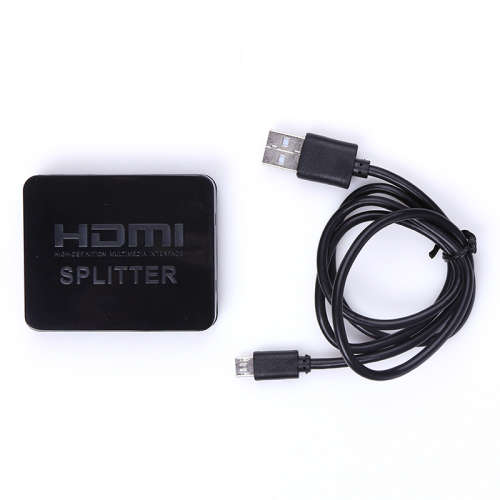 1080p 4K HDMI Splitter Full HDMI 3D Video HDMI Switch Switcher 1X2 Split 1 in 2 Out Amplifier Dual D
