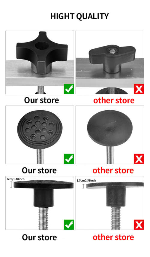 PDR Kit Tools Car Dent Repair Tool Dent Puller Hot Melt Glue Gun Pulling Bridge Rubber Hammer Paintl