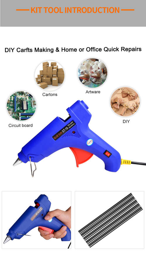 PDR Kit Tools Car Dent Repair Tool Dent Puller Hot Melt Glue Gun Pulling Bridge Rubber Hammer Paintl