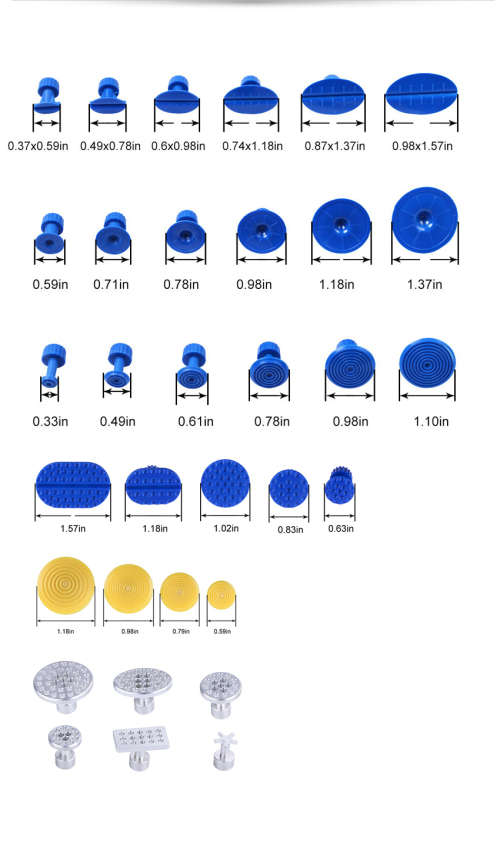 PDR Kit Tools Car Dent Repair Tool Dent Puller Hot Melt Glue Gun Pulling Bridge Rubber Hammer Paintl