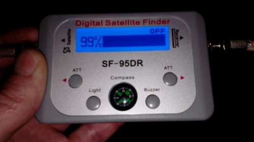 Digital Satellite Finder SF-95DR Meter Satlink Receptor TV Signal Receiver Sat Decoder DVB-S2 Satfin