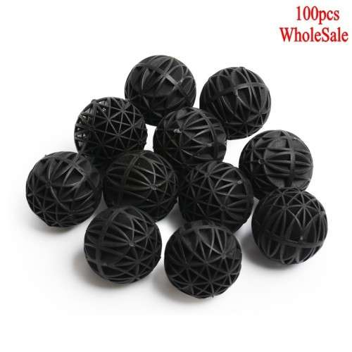 100 pcs 16mm Aquarium Bio Balls Filter Media WetDry Koi Fish Tank Pond Reefx