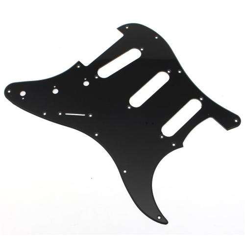 Zebra 3Ply Electric Guitar Pickguard 1Ply Back Plate Knobs Replacement Screws Set For Acoustic Guita