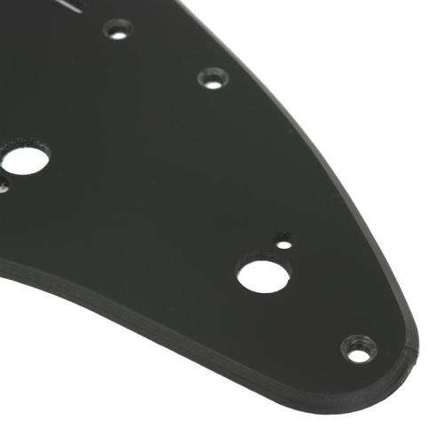 Zebra 3Ply Electric Guitar Pickguard 1Ply Back Plate Knobs Replacement Screws Set For Acoustic Guita