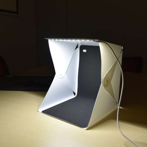 Portable Folding Lightbox Photography Studio Softbox LED Light Soft Box for DSLR Camera Photo Backgr