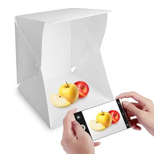 Portable Folding Lightbox Photography Studio Softbox LED Light Soft Box for DSLR Camera Photo Backgr