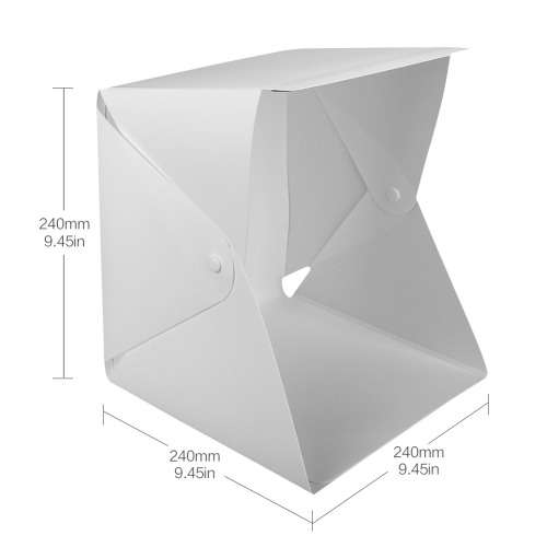 Portable Folding Lightbox Photography Studio Softbox LED Light Soft Box for DSLR Camera Photo Backgr