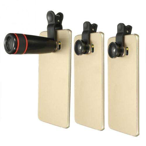 All in 1 Accessories Phone Camera Lens Top Travel Kit For Smart Phone iPhone Samsung HTC HUAWEI
