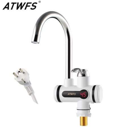 Electric Kitchen Water Heater Tap Instant Hot Water Faucet Heater Cold Heating Faucet Tankless Insta