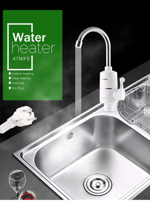 Tankless Electric Newest Water Heater Kitchen Instant Hot Water Tap Heater Electric Water Faucet Ins