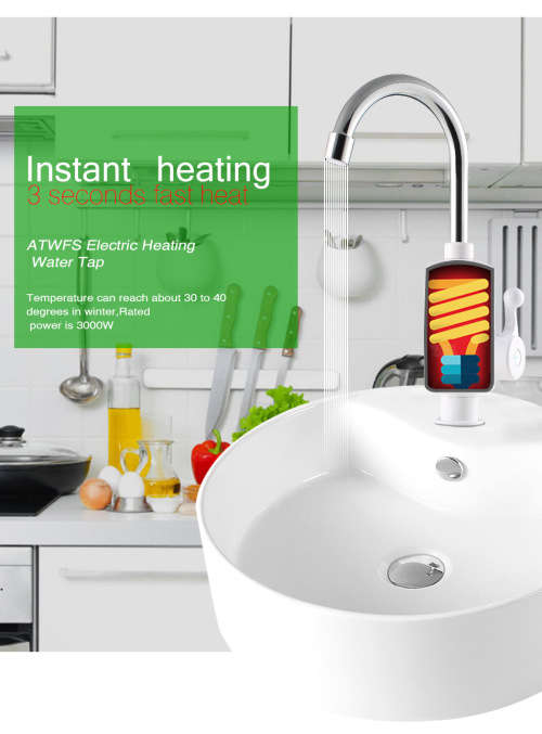Tankless Electric Newest Water Heater Kitchen Instant Hot Water Tap Heater Electric Water Faucet Ins