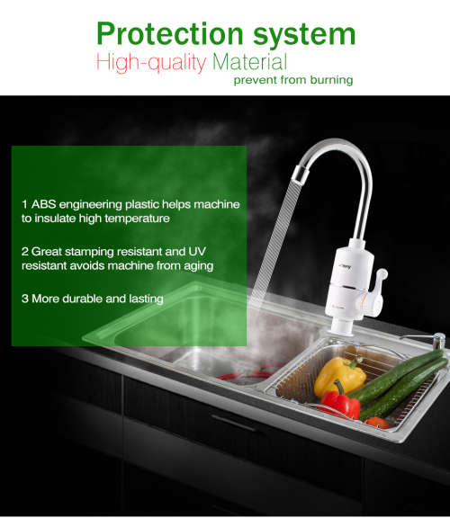 Tankless Electric Newest Water Heater Kitchen Instant Hot Water Tap Heater Electric Water Faucet Ins