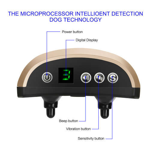 anti bark anti barking collar vibration electric shock sound Automatic collar for pet dogs IP7 water