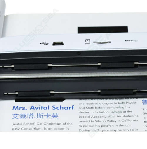 Iscan02 Wireless WIFI Portable Scanner A4 Size JPEGPDF High Speed Document Scanner 1050DPI Handheld