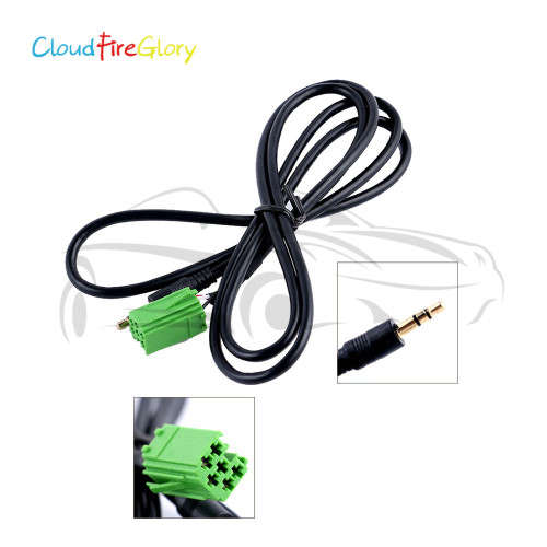 CloudFireGlory For Renault Clio Megane Espace Laguna Twingo 2005-2011 Aux In Input Audio Radio Adapt