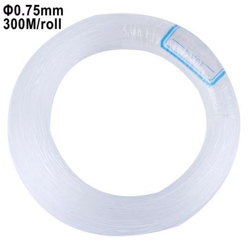 0.75mm 300Mroll PMMA plastic end glow fiber optic cable for all kind led light engine driver