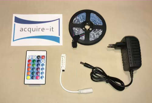 RGB LED Strip Light with Remote (5M)