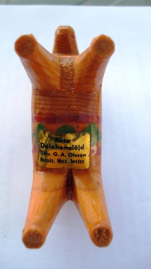 Genuine Swedish Dalecarlian horse by GA Olsson, Nusnäs, Mora,