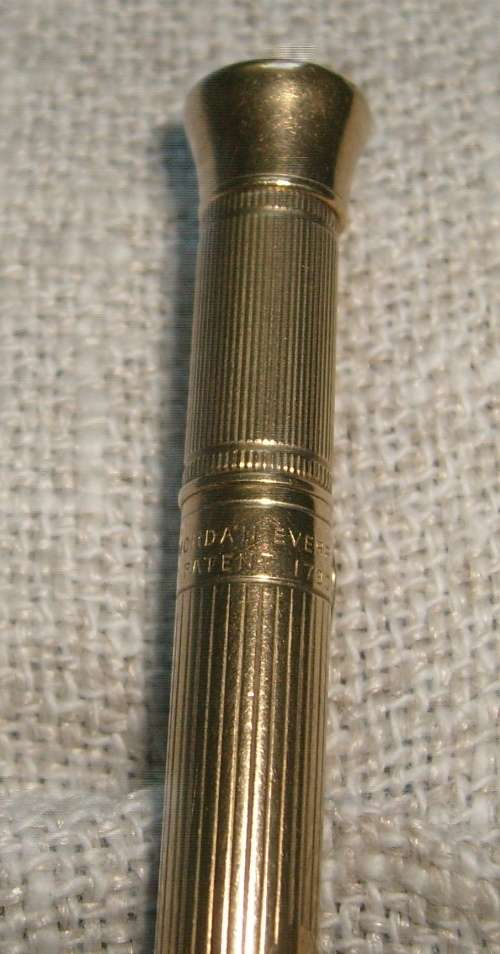 Rare Vintage Mordan Everpoint 9ct gold propelling pencil