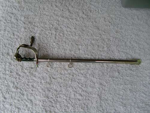 Letter opener Sword in scabbard