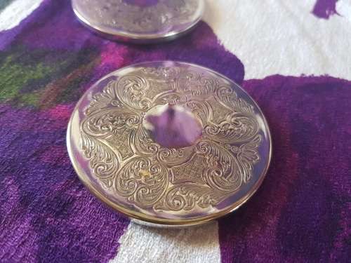 6 Silver Plated Coasters Made in England