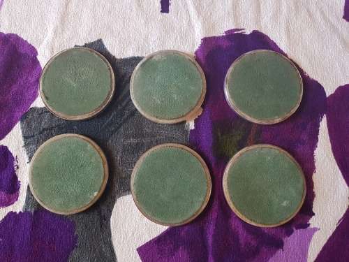 6 Silver Plated Coasters Made in England