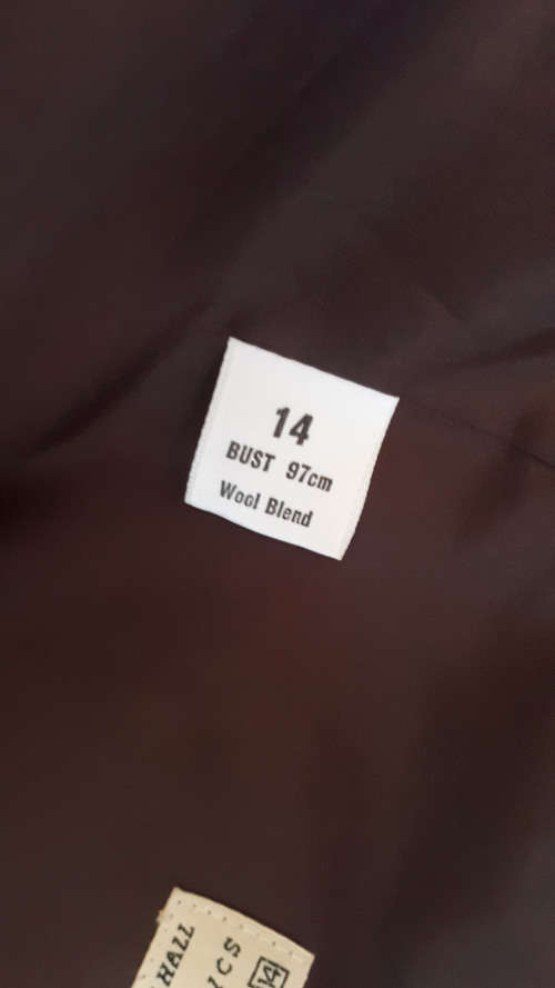 Vintage Ladies Double-Breast Blazer Size 14