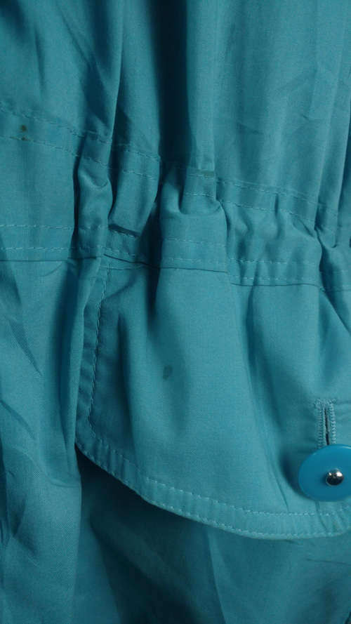 Vintage blue jacket with drawstring waist Size L