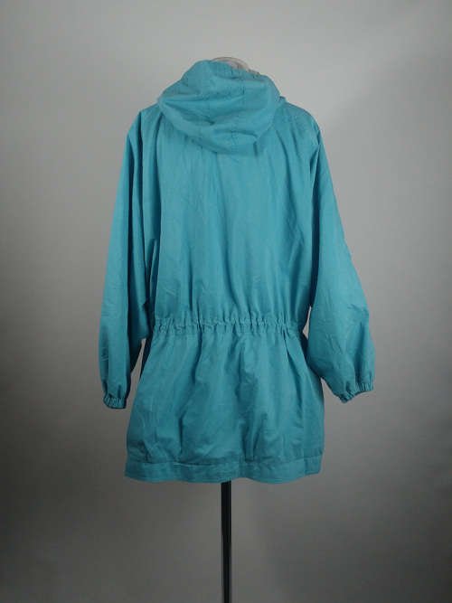 Vintage blue jacket with drawstring waist Size L
