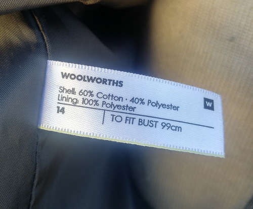 Woolworths ladies grey jacket size L