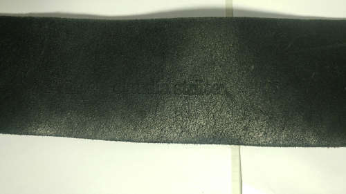 Vintage leather waist belt