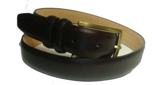 Brown Leather Belt by Marks and Spencer