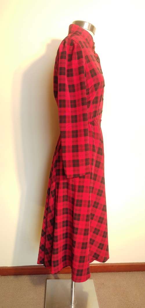 Vintage Tartan Dress by Babette - Size M