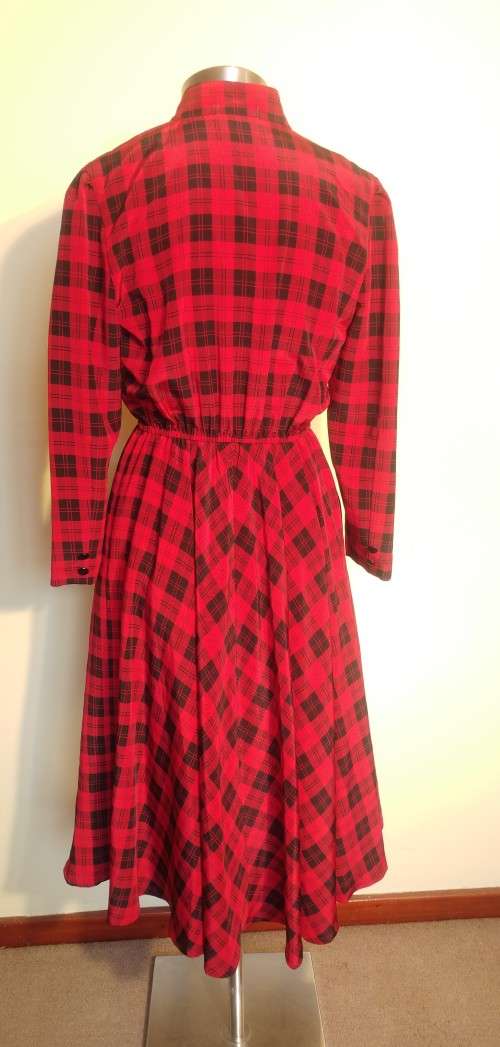 Vintage Tartan Dress by Babette - Size M