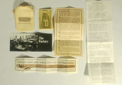 COACH authentic 1980s leather bag