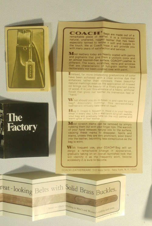 COACH authentic 1980s leather bag