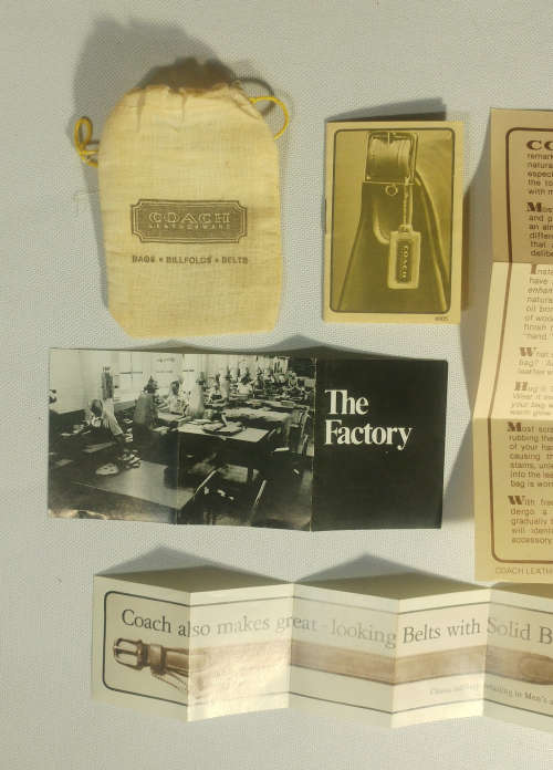 COACH authentic 1980s leather bag